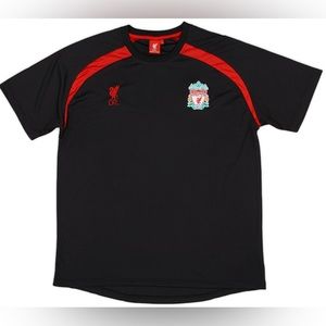 Liverpool FC LFC Black Training Men’s Sports Soccer Football Uniform Shirt